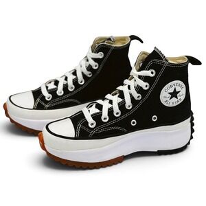 Converse Run Star Hike Platform High Top Shoes Women's 6 Men's 4.5 Black 166800C